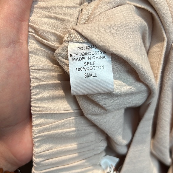 NWT Vest & Wide Leg Pant Boutique Oatmeal Set - Picture 6 of 6